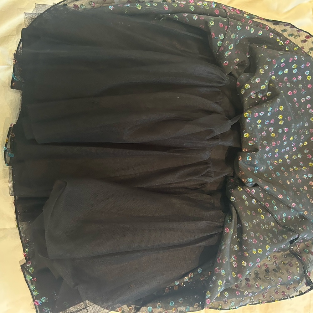 Halogen Nordstrom long black and multicolored skirt - Picture 4 of 6